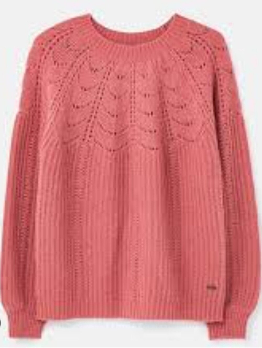 Joules "Jenna" mixed Knit Pull over Sweater